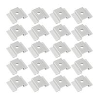 20/50 vnt. Saulės baterijų viduriniai spaustuvai Saulės baterijų montavimo kronšteinų spaustuvai Platus fotovoltinis atramas Saulės sistemos priedai 20PCS