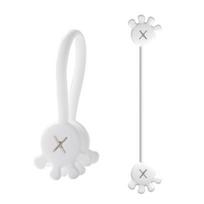 Palm Silicone Magnetic Cable Organizer and Bookmark balta