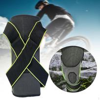 Knee Support Brace ,Compression Sleeve, Elastic Wrap Around Kneepad, Silicone Pad for Volleyball M gray