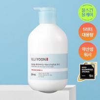Illiyoon Large Capacity Ceramide Ato 6.0 Top to Toe Wash 1000ml white