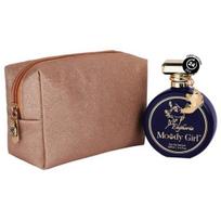 Moody Girl Luxury Perfume for Women I Euphoria Perfume, 100 ml with Chic Glitter Pouch Combo