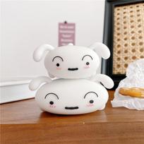 For Airpods Pro 2nd Generation Case,Cute 3D Cartoon White Dog Earphone Silicone Anime Case Cover For Airpods Pro 2 Case for airpods 1 2