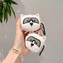 3D Cartoon Gromit White Glass Dog Case For Airpods Pro,Protective Bluetooth Earphone Silicone Cover For Airpods Pro 2 Case Funda for airpods 1 2
