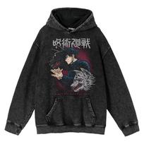 Autumn And Winter New Washed Retro Hoodie Riman Animation Sweater Retro M