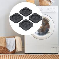 Anti Vibration Pads for Washing Machine Base, Non-slip Shock Absorbing Furniture Pads, 4 Pieces gray