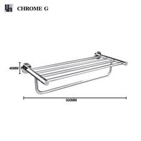 Rose Gold Stainless Steel Bathroom Hardware Accessories Brushed Gold Black Towel Rail Rack White Towel Bar Shelf Towel Holder gray