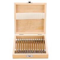 13Pcs 14in Hex Shank High Carbon Steel Flat Drill Bit Set for Electric Manual Drilling Machine