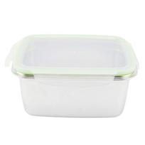 304 nerūdijančio plieno pietų dėžutė, nepralaidūs maisto laikymo indai, kvadratinė bento dėžutė 2800 ml L white