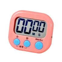 Skaitmeninis laikrodis-laikmatis klasės virtuvės magnetinis chronometras vaikams gaminimui kepimui kiaušinio virimui sportui rožinė