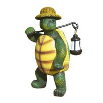 Vėžlio sodo statula, derva, lauko dekoras, vėžlio figūrėlė, atspari oro sąlygoms, stovinti vėžlio skulptūra kiemo terasos vejai Tortoise