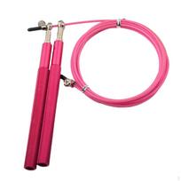 High Speed Jump Rope for Kids And Adults - Adjustable Length Outdoor Workouts Thin Pink