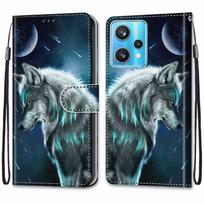 Prabangus dažytos odos dėklas-piniginė knygos tipo apsauginis viršelis Realme GT Neo3/Realme 9 Pro Plus/Oppo Find X5 Pro/Oppo A57 A77 A36 A11X A58 A8X Realme GT Neo 3 black