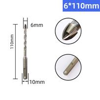 Drill Bit Tile Porcelain With 4 Cutting Edges Alloy Steel Drill Bit Alloy Steel 6×110mm