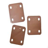 3 Pieces Guitar Neck Plate Gasket Protective Shim, 4 Holes, Plate,Neck Joint for kava
