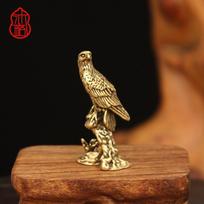 Žalvariniai erelio papuošalai - Kūrybingas biuro stalo dekoras Brass Eagle Ornament