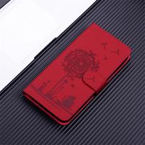 Flip Lanyard CaseFor Samsung Galaxy A04 A04S A13 M13 A22 A22S A23 A32 A33 M32 A52 A52S A53 A73 4G 5G Leather Pocket Card Slots Wallet Cover Casing Galaxy A22 5G/A22S raudona