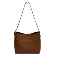Premium Matte Messenger Bag Women'S Retro Minimalist Shoulder Tote Bag Commuter Bucket Bag 32*13*25 ruda