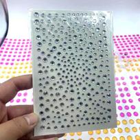 Creative DIY Gem Face Stickers for Festivals and Concerts Gypsophila balta