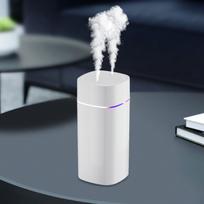 Desktop Humidifier Air with Ambient Night Light 600ml Quiet Small Portable for Bedroom balta