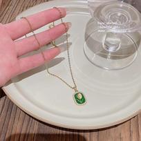 Tulip Pendant Necklace - Trendy, Fresh, Versatile Clavicle Chain for Women X1189 auksas