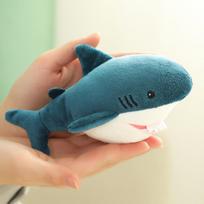 New 15cm Big Size Funny Soft Bite Shark Plush Toy Appease Cushion Gift for Children Girls Animal Reading Pillow Baby Gift 15cm