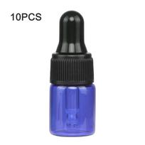 10Pcs Glass Empty Essential Oil Dropper Bottle Perfume Pipette Vial Container 2m black
