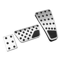 Stainless Car Accelerator Gas Brake Pedal Clutch Pedals Cover For Dodge Ram 1500 2500 3500 4500 5500 2011-2018 2019 Accessories