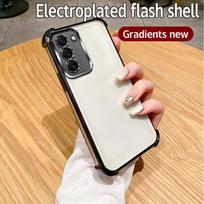 For Samsung S21 FE Case Galaxy s21 Cover Galaxy S21 Plus Phone Case S21 Ultra Bumper Shockproof Protect Cover Clear electroplate For Galaxy S21