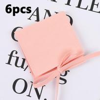 6pcs Microfiber Jewelry Pouch Velvet Jewelry Bags Gift Bags Jewelry Packaging Bag Drawstring Bags for Rings Bracelets Necklaces Perfect for Weddings 6pcs rožinė