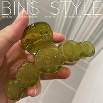 Retro Olive Green Korean Hairpin Shark Clip Trend Medium - 7.5CM