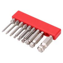 9pcs Hex Screwdriver Bit Set Rustproof S2 Steel Magnetic Ball Head Hex Bits 14 Inch Hex Shank50mm