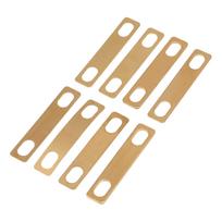 8Pcs Guitar Neck Shim Brass 4Pcs 0.2mm 2Pcs 0.5mm 2Pcs 1mm Thickness for Luthier Bolt On Repair