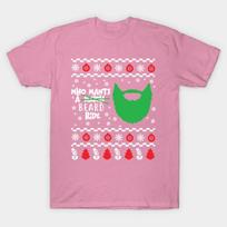 T Shirt Women Who Wants A Sleigh Beard Ride Harajuku Print Kawaii Tshirt Summer Short Sleeve Female T-Shirt Top Tee S rožinė