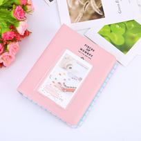 Rožinis 64 kišenių albumas nuotraukų dėklas momentiniam fotoaparatui Fuji for Instax Mini8 7s 25 50s 90 white