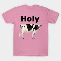 T Shirt Women Legendairy Cow Humor Harajuku Print Kawaii Tshirt Summer Short Sleeve Female T-Shirt Top Tee S rožinė