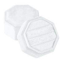 Octagonal Velvet Rings Box for Three Rings Soft Flannel Engagement Display Case Flannel Jewelry Organizer for Rings balta