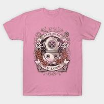 T Shirt Women Dive Into My Love Harajuku Print Kawaii Tshirt Summer Short Sleeve Female T-Shirt Top Tee S rožinė
