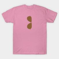 T Shirt Women Brown Shades Harajuku Print Kawaii Tshirt Summer Short Sleeve Female T-Shirt Top Tee S rožinė