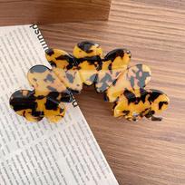 Elegant Large Acetate Petal Hairpin: Shark Clip Hair Accessory for Women