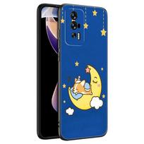 Cartoon Corgi Dog Black Silicone Phone Case For Xiaomi Redmi 7A 8A 9A 10A 11A 9C 10C 12C 13C 11 Prime A1 A2 + 12 4G Note 9T 12R Redmi 9T black