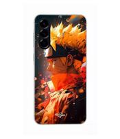 Case - Maniacase - Samsung Galaxy A56 - Silicone - Naruto Uzumaki - Soft juoda