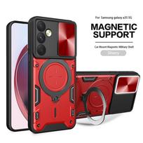 For Samsung Galaxy A35 5G Case Armor Ring Holder Slide Lens Protect Phone Case For Samsung A35 A 35 GalaxyA35 SM-A356 Back Cover For Galaxy A35