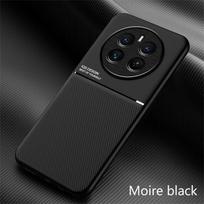 Realme 12 12+ Case Automobilinis magnetinis laikiklis Odinis telefono dangtelis Realme 12 Pro+ Realme12 Pro Plus 5G TPU Frame Protect Fundas Realme 12 Pro Plus black