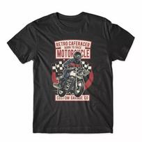 Retro Caferacer Motociklo Marškinėliai XXXXL