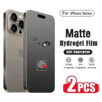 2 vnt. silikoninės matinės hidrogelio minkštos plėvelės, skirtos „iPhone 16 Pro Max 16e“ ekrano apsaugai, skirtos „iPhone 15 14 13 12 11 Pro Max Plus“ plėvelei For iPhone 13 Pro Max