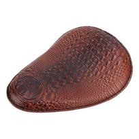 Motorcycle Leather Spring Bracket Crocodilian For Brown