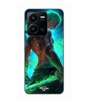 Case for Vivo Y35 4G One piece Zoro 3D Manga anime Fanart Maniacase juoda