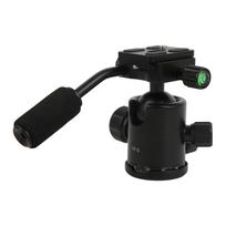 Tripod Head with Metal Handle 360 Degree Rotating Panoramic Ball Head 14in Screw Mount for black