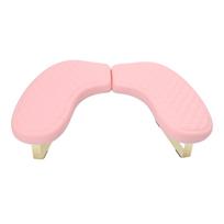 2 Pcs Nail Arm Rest PU Soft Comfortable Anti Slip Bottom Manicure Hand Pillow for Salon