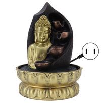 Dervos Budos Statulėlė Bėgančio Vandens Fontanas Feng Shui Ornamentas Vidaus Vandens Peizažas Amatas Namų Dekoras JAV